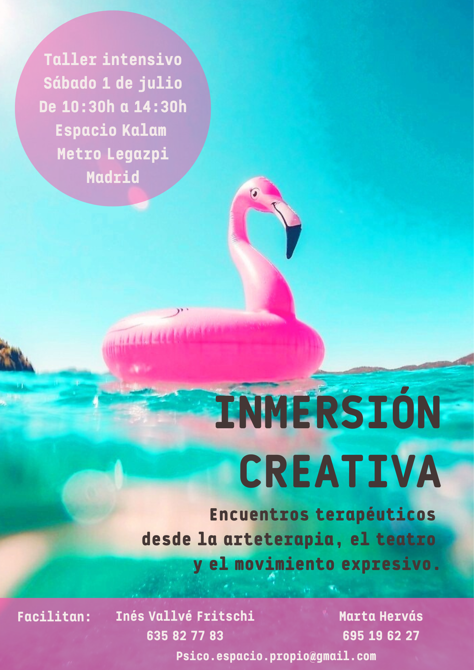 Taller Presencial de EXPRESIÓN CREATIVA